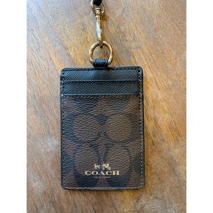Coach ID/badge holder lanyard